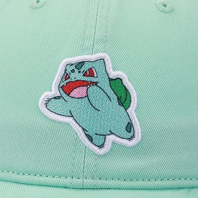Women's Pokemon Bulbasaur Printed Patch Unstructured Baseball Cap