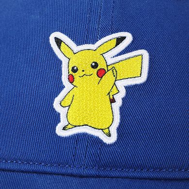 Women's Pokemon Pikachu Printed Patch Unstructured Baseball Cap
