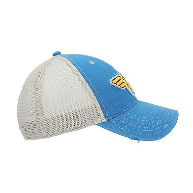 Women's DC Comics Wonder Woman Logo Distressed Cut Fabric Baseball Cap