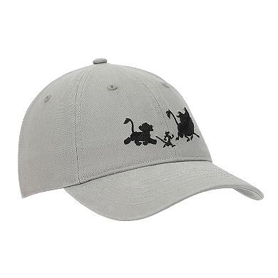 Women's Disney's Lion King Simba, Timon & Pumba Silhouettes Baseball Cap