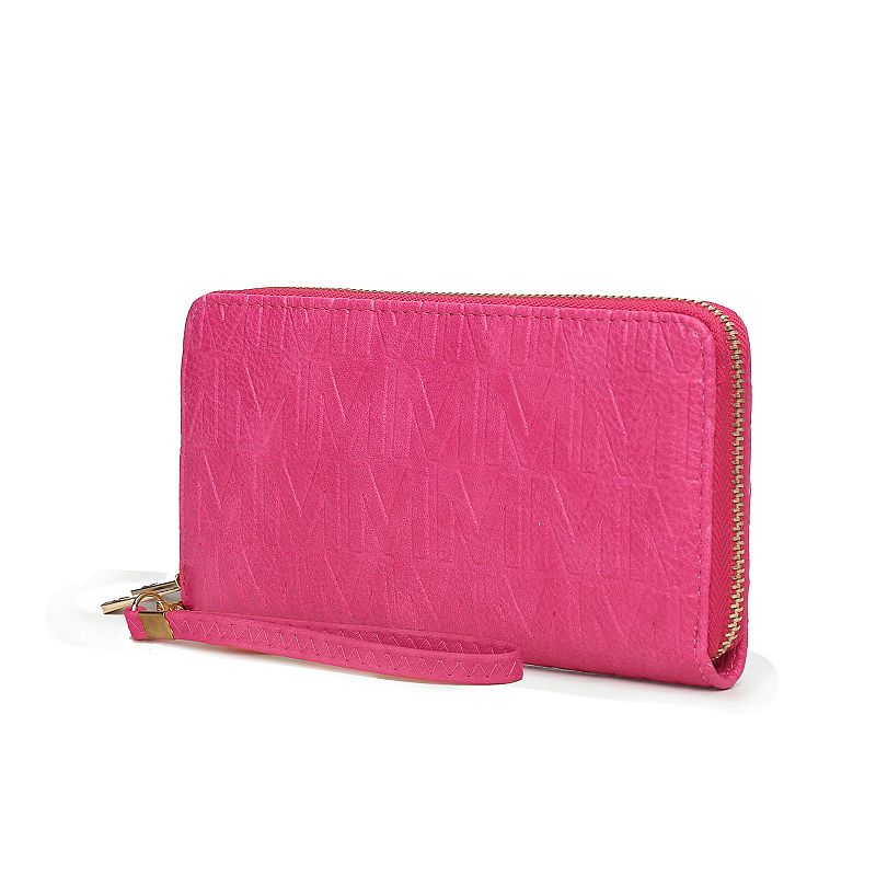 MKF Collection Aurora M Signature Wallet, Pink