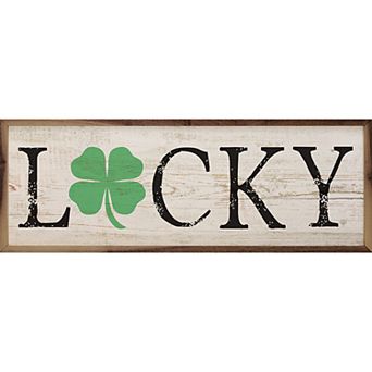 Kendrick Home Lucky Framed Wall Art