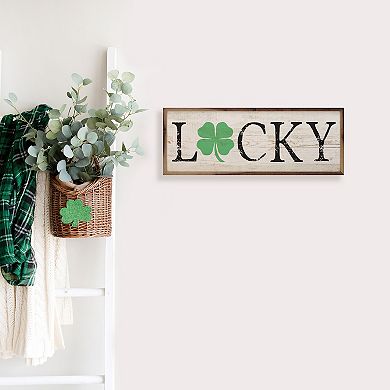 Kendrick Home Lucky Framed Wall Art