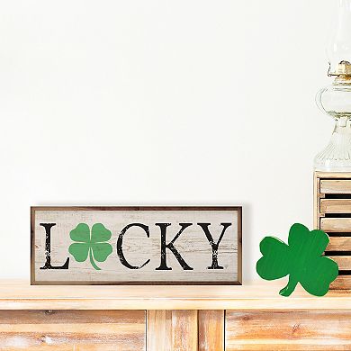 Kendrick Home Lucky Framed Wall Art