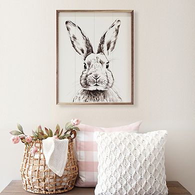 Kendrick Home Rabbit Framed Wall Art