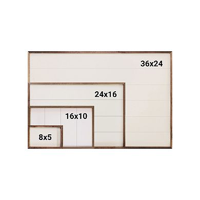 Kendrick Home Santa Claus With Reindeer Framed Wall Art