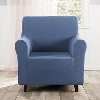 No. 918 Modern Honeycomb Stretch Fit Armchair Cover
