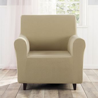 No. 918 Modern Honeycomb Stretch Fit Armchair Cover