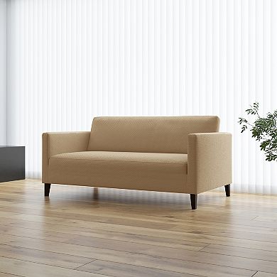 No. 918 Belmar Modern Honeycomb Stretch Fit Loveseat Cover