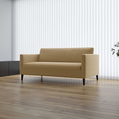 No. 918 Belmar Modern Honeycomb Stretch Fit Sofa Cover