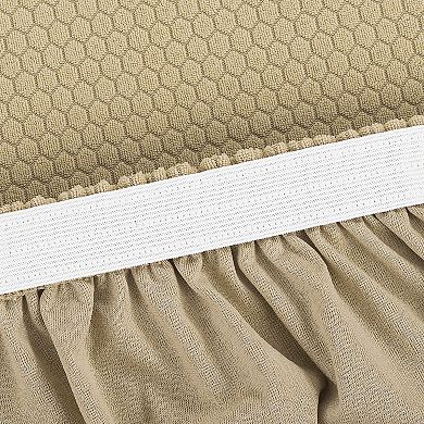 No. 918 Belmar Modern Honeycomb Stretch Fit Sofa Cover