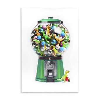 Stupell Home Decor Dinosaur Candy Dispenser Wall Art