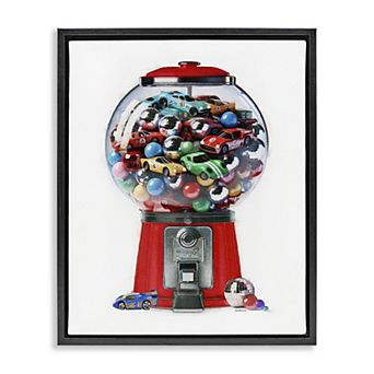Stupell Home Decor Race Car Candy Dispenser Framed Wall Art