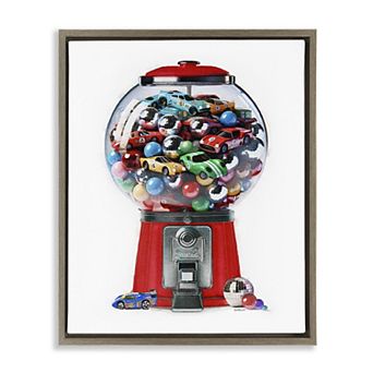 Stupell Home Decor Race Car Candy Dispenser Framed Wall Art