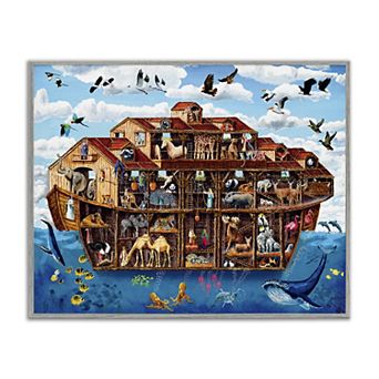 Stupell Home Decor Noah's Ark Animals Wall Art