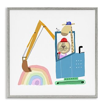 Stupell Home Decor Animals Digging Wall Art