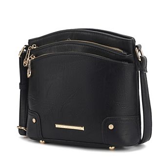 MKF Collection Kenya Crossbody Bag With Adjustable Strap & Zip Closure
