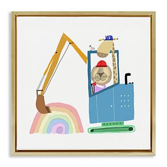 Stupell Home Decor Animals Digging Wall Art