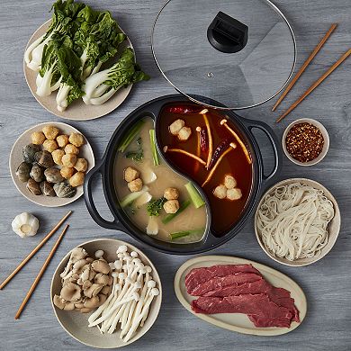 Infuse 4.4-qt. 2-Section Non-Stick Aluminum Covered Hot Pot