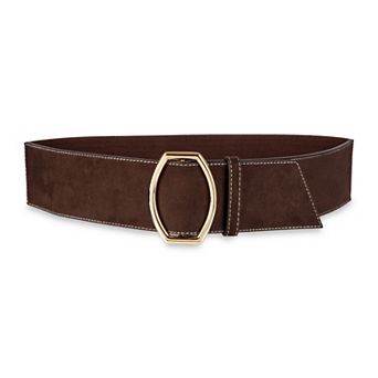 Women's LC by Lauren Conrad Suede Stretch Slider Buckle Waist Belt