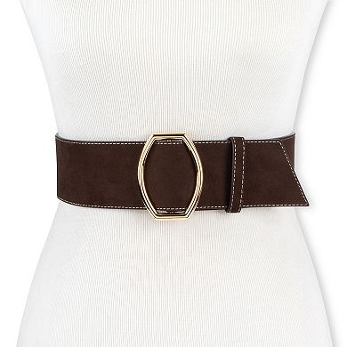 Women's LC by Lauren Conrad Suede Stretch Slider Buckle Waist Belt