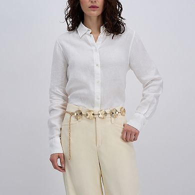 Women's LC Lauren Conrad Sand Dollar Chain Dress Belt