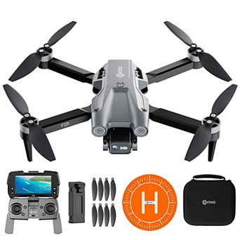 Contixo F25 Foldable Drone 1080p FHD Camera - FAA-Exempt - GPS, Smart Modes, Brushless Motors