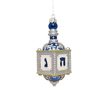 5" Noble Gems‚ Dreidel Ornament Elegant Hanukkah Decoration