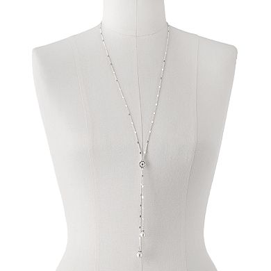 LC Lauren Conrad Freshwater Cultured Pearl Long Lariat Necklace