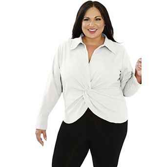 Marée Pour Toi V-Neck Knot Top