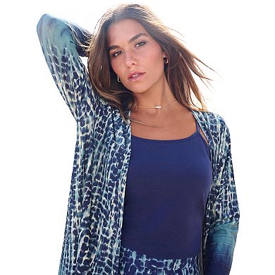 Roaman's Women's Plus Size Ultra Drape Cardigan