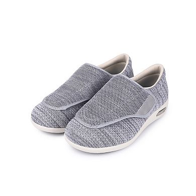 Women's Wide Width Elderly Diabetic Shoes Adjustable Closure Swollen Feet Walking Edema Sneakers