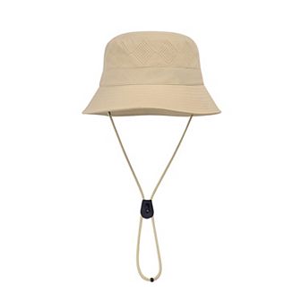 Lightweight Packable Bucket Hat with Ventilated Crown Chin Strap and Adjustable Fit
