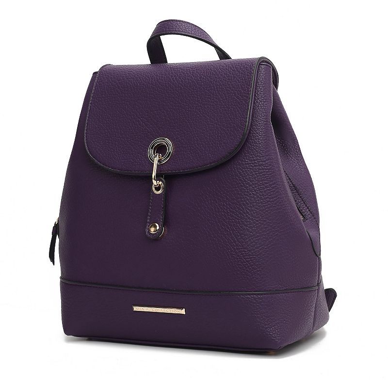 MKF Collection Laura Faux leather Backpack, Purple