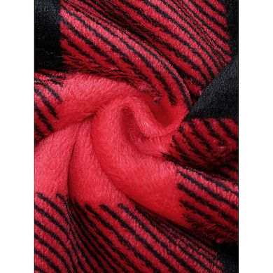 Women's Pajama Sets Flannel Printed Long Sleeve Top and Pants Thermal Chirismas 2 Piece Sleepwear