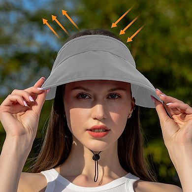 Foldable Wide - Brim Sun Visor Hat for UV Protection