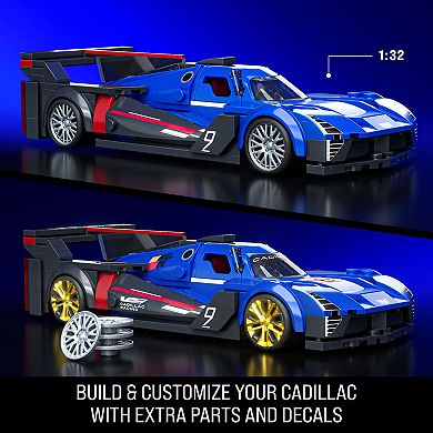 Mega Bloks Mattel Hot Wheels Cadillac Project GTP Hypercar Building Kit (236 Pieces)