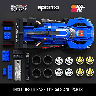 Mega Bloks Mattel Hot Wheels Cadillac Project GTP Hypercar Building Kit (236 Pieces)