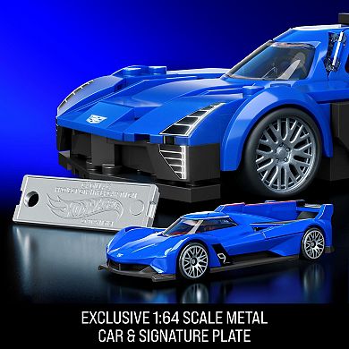 Mega Bloks Mattel Hot Wheels Cadillac Project GTP Hypercar Building Kit (236 Pieces)