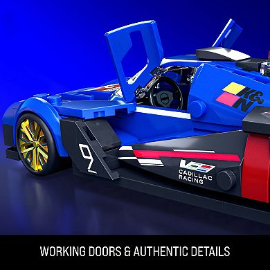 Mega Bloks Mattel Hot Wheels Cadillac Project GTP Hypercar Building Kit (236 Pieces)