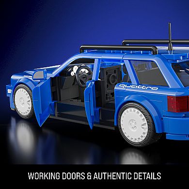 Mattel Brick Shop Hot Wheels '94 Audi Avant RS2 Building Toy Kit (253 Pieces) for Collectors