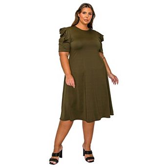 Plus Size Aleyna Flare Dress