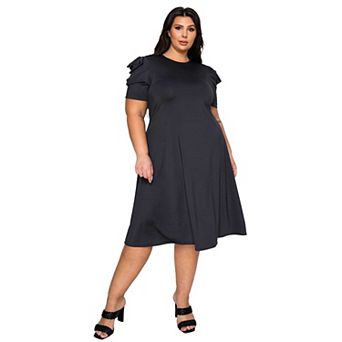 Plus Size Aleyna Flare Dress