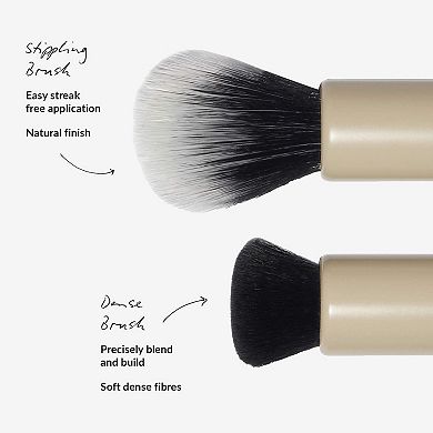 Cream Blush Duo with Duo Face Brush Gift Set