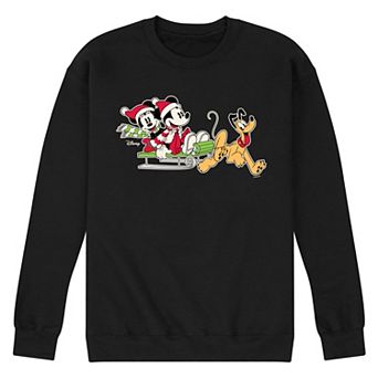 Men's Disney Mickey & Friends Sledding Fleece Sweatshirt