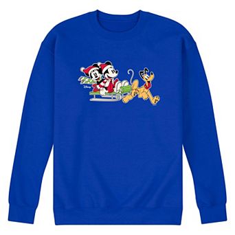 Men's Disney Mickey & Friends Sledding Fleece Sweatshirt