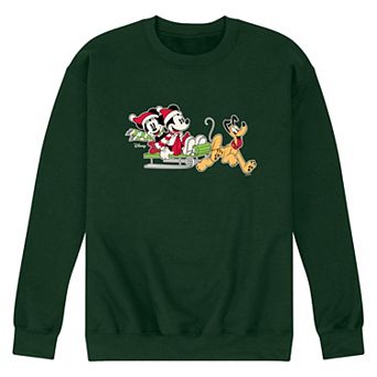 Men's Disney Mickey & Friends Sledding Fleece Sweatshirt