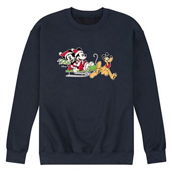 Men's Disney Mickey & Friends Sledding Fleece Sweatshirt