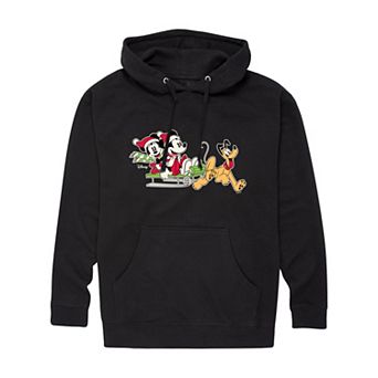 Men's Disney Mickey & Friends Sledding Graphic Hoodie