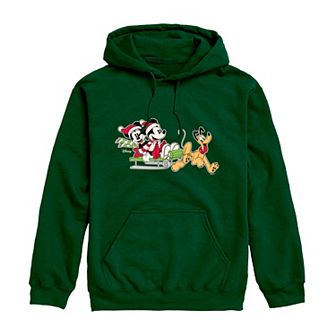 Men's Disney Mickey & Friends Sledding Graphic Hoodie